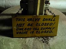 Danger valve