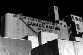 The Canada Malting Plant as seen from outside.