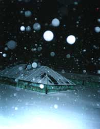 Snow on Union Station's Roof